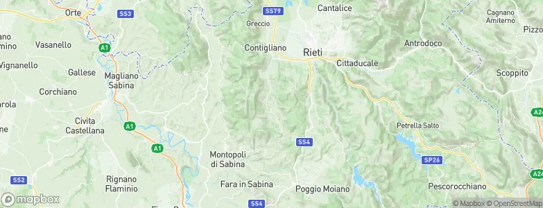 Monte San Giovanni in Sabina, Italy Map