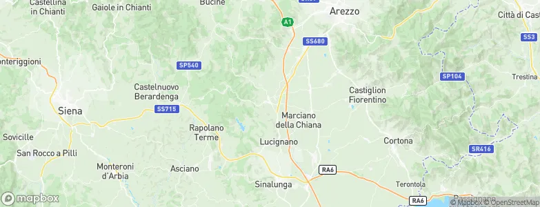 Monte San Savino, Italy Map