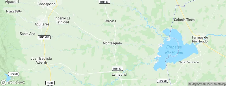 Monteagudo, Argentina Map
