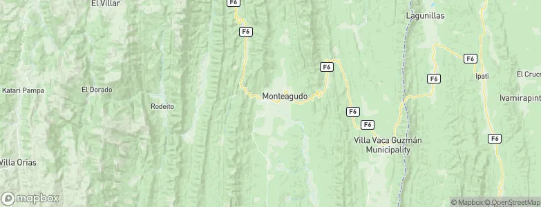 Monteagudo, Bolivia Map