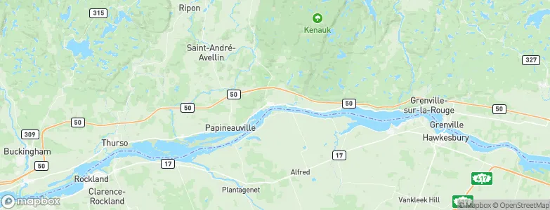 Montebello, Canada Map
