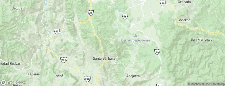 Montebello, Colombia Map