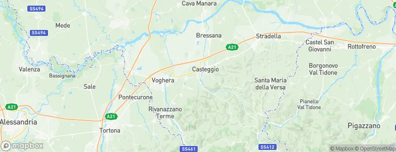 Montebello della Battaglia, Italy Map