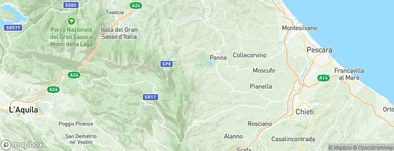 Montebello di Bertona, Italy Map