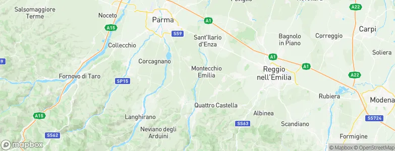 Montechiarugolo, Italy Map
