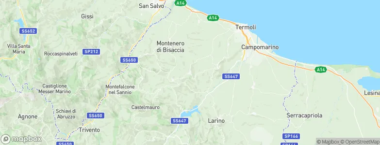 Montecilfone, Italy Map