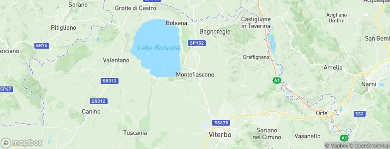 Montefiascone, Italy Map