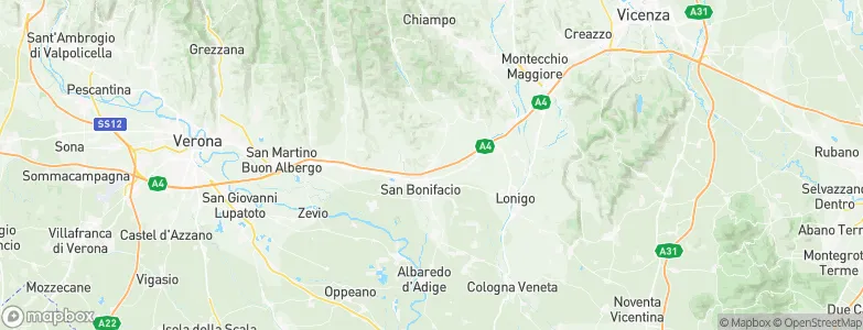 Monteforte d'Alpone, Italy Map