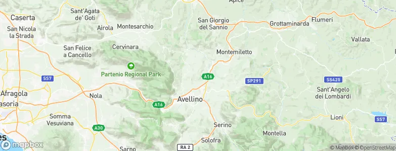 Montefredane, Italy Map