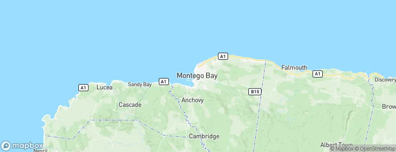 Montego Bay, Jamaica Map