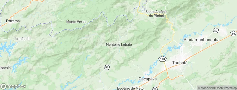 Monteiro Lobato, Brazil Map