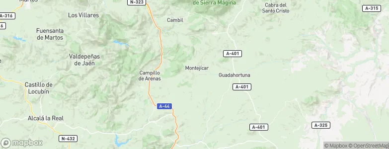 Montejícar, Spain Map