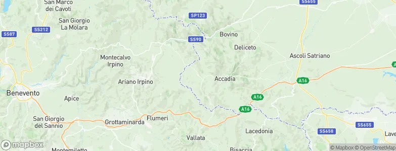 Monteleone di Puglia, Italy Map