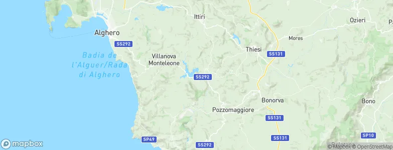 Monteleone Rocca Doria, Italy Map
