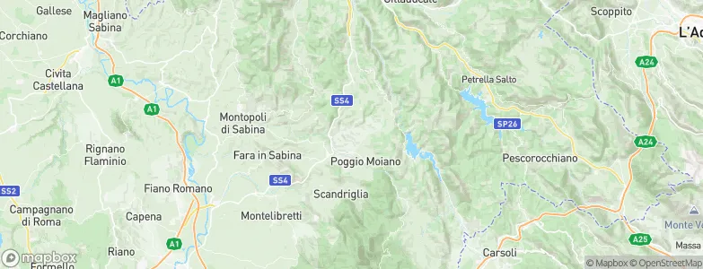 Monteleone Sabino, Italy Map