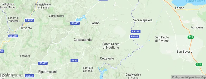 Montelongo, Italy Map