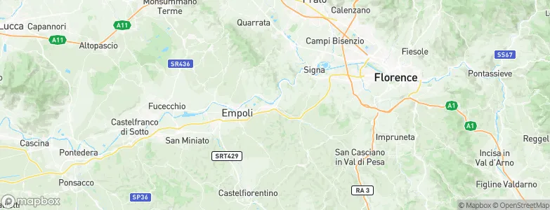 Montelupo Fiorentino, Italy Map
