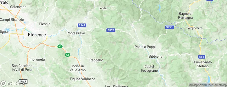 Montemignaio, Italy Map