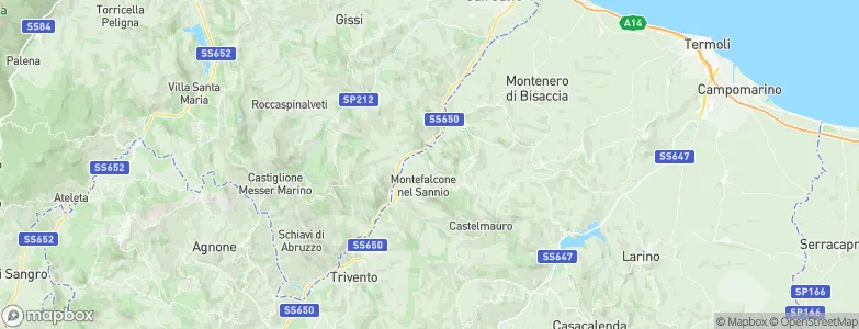 Montemitro, Italy Map