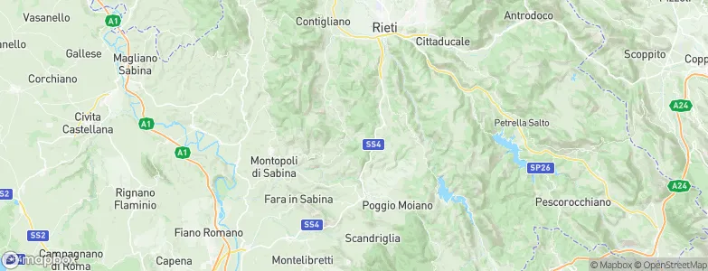 Montenero Sabino, Italy Map