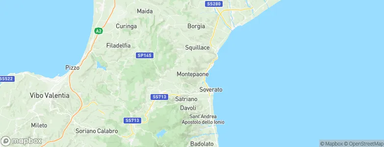 Montepaone, Italy Map