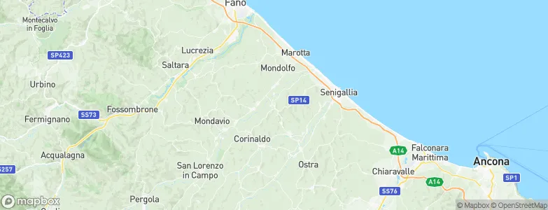 Monterado, Italy Map