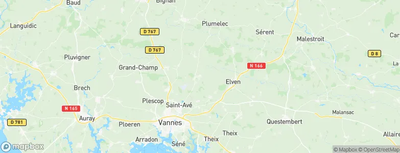 Monterblanc, France Map