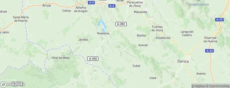 Monterde, Spain Map