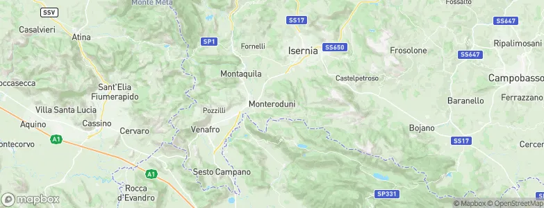 Monteroduni, Italy Map