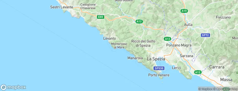 Monterosso al Mare, Italy Map