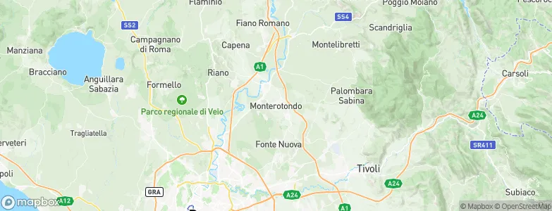 Monterotondo, Italy Map
