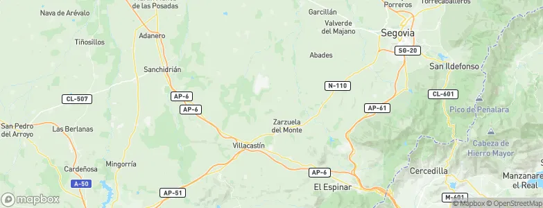 Monterrubio, Spain Map
