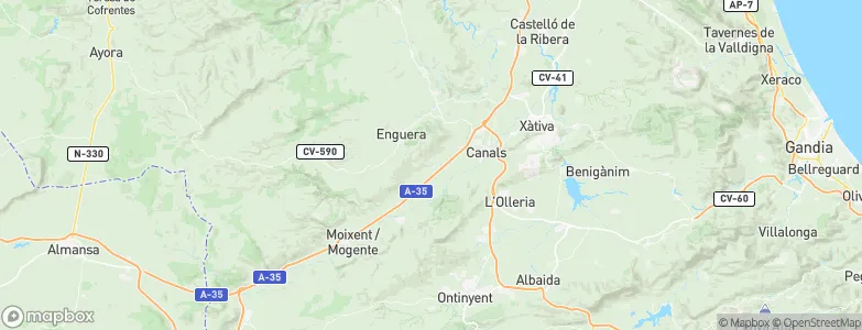 Montesa, Spain Map