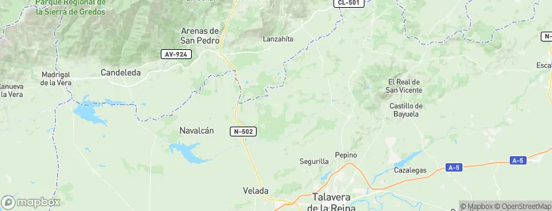 Montesclaros, Spain Map