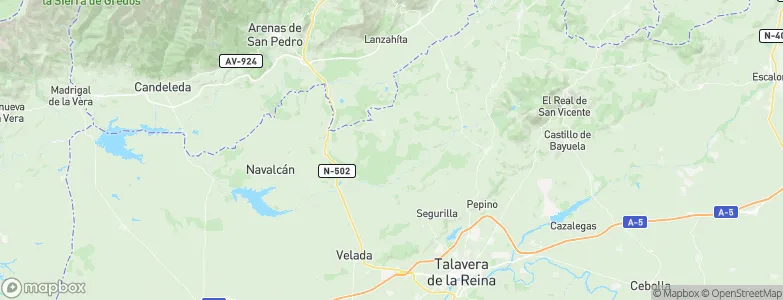 Montesclaros, Spain Map