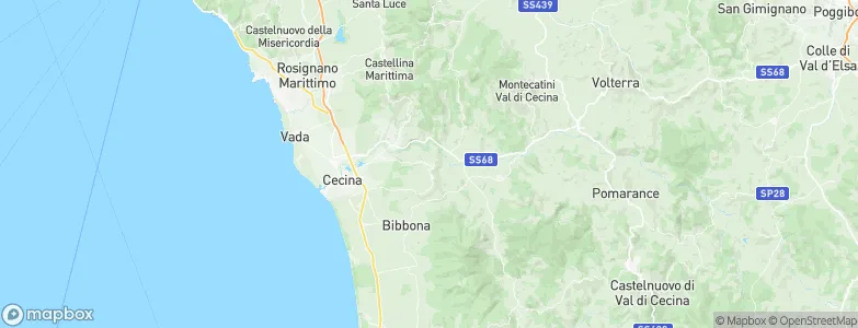 Montescudaio, Italy Map