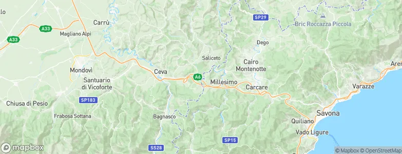 Montezemolo, Italy Map