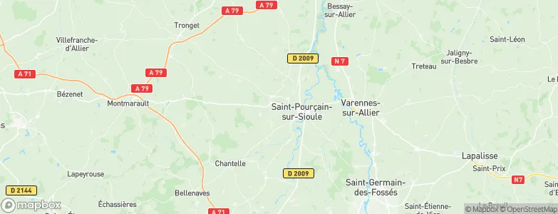 Montfand, France Map
