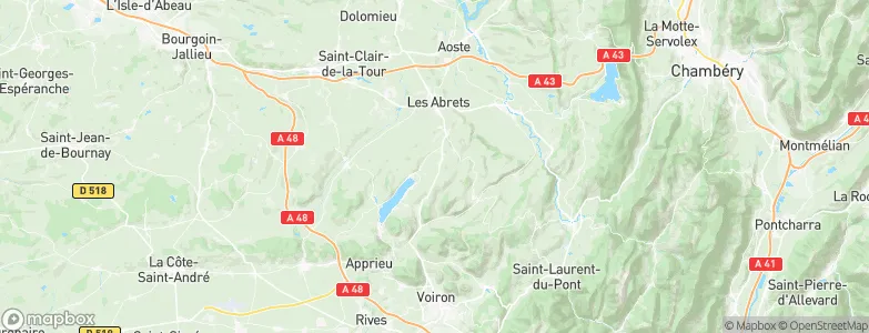 Montferrat, France Map