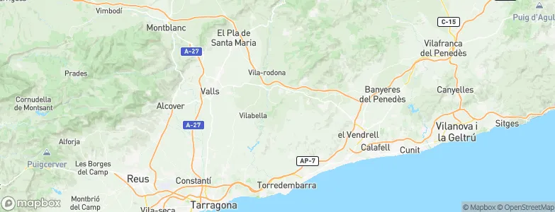 Montferri, Spain Map