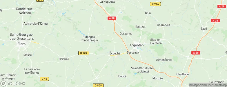 Montgaroult, France Map