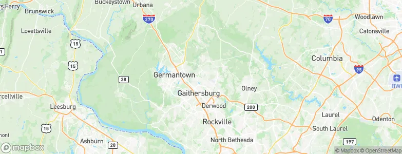 Montgomery Village, United States Map