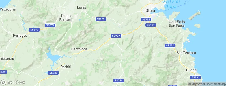 Monti, Italy Map