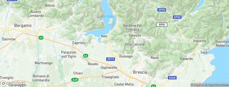 Monticelli Brusati, Italy Map