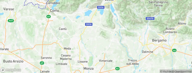 Monticello Brianza, Italy Map