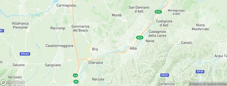 Monticello d'Alba, Italy Map