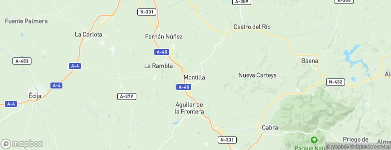 Montilla, Spain Map