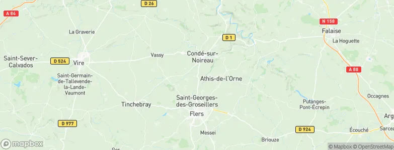 Montilly-sur-Noireau, France Map