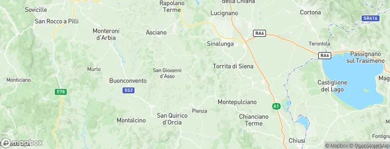 Montisi, Italy Map