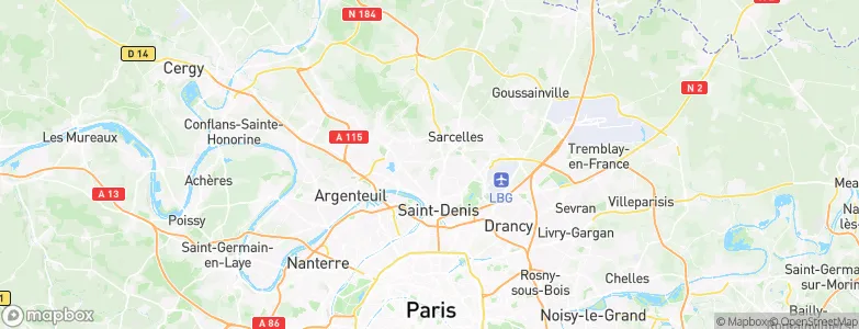 Montmagny, France Map